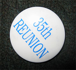 35th Reunion button